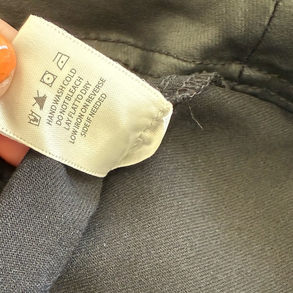 Indigo rising black pleather skirt large mini size medium career office easter - Picture 8 of 9